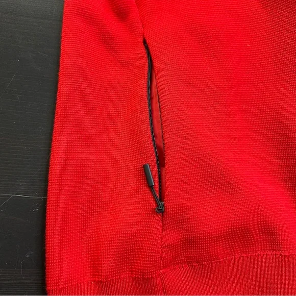 Canada Goose Windridge Wool Hoodie In Red/Rouge Size Small.